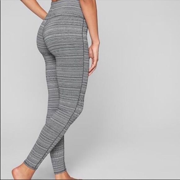 Athleta Jacquard Chatarunga High Rise Tights Pant M - Picture 1 of 7